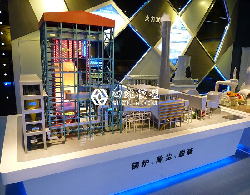 北京四維云尚模型--鍋爐除塵脫硫模型